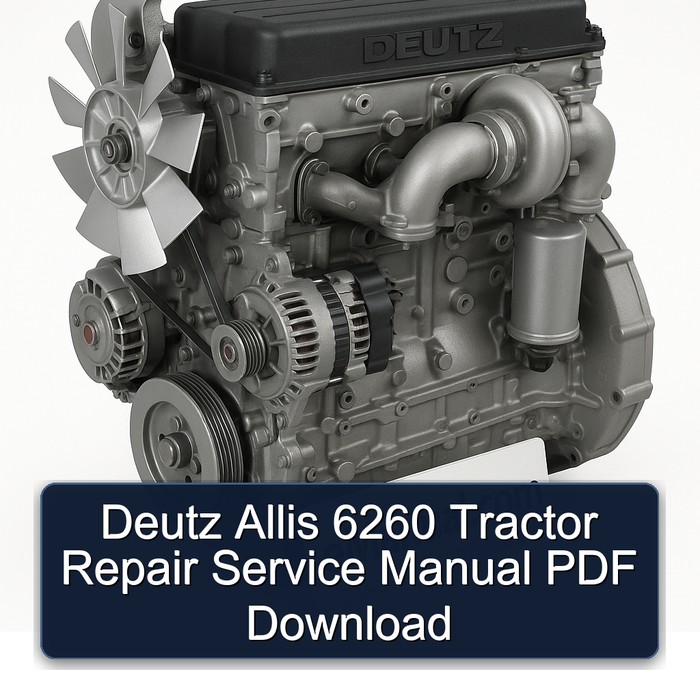 Deutz Allis 6260 Tractor Repair Service Manual PDF Download
