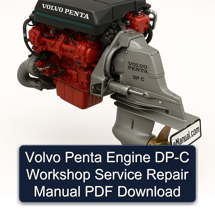 Volvo Penta Engine DP-C Workshop Service Repair Manual PDF Download