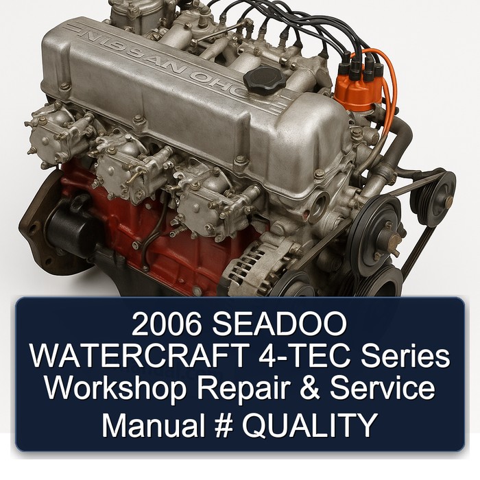 Seadoo Watercraft 4-Tec Series Workshop Service Repair Manual PDF Download
