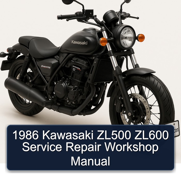 1986 Kawasaki ZL500 ZL600 Service Repair Workshop Manual