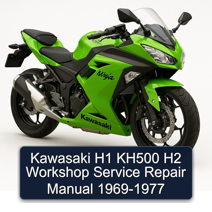 Kawasaki H1 KH500 H2 Workshop Service Repair Manual 1969-1977