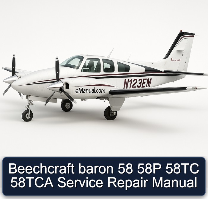 Beechcraft baron 58 58P 58TC 58TCA Service Repair Manual