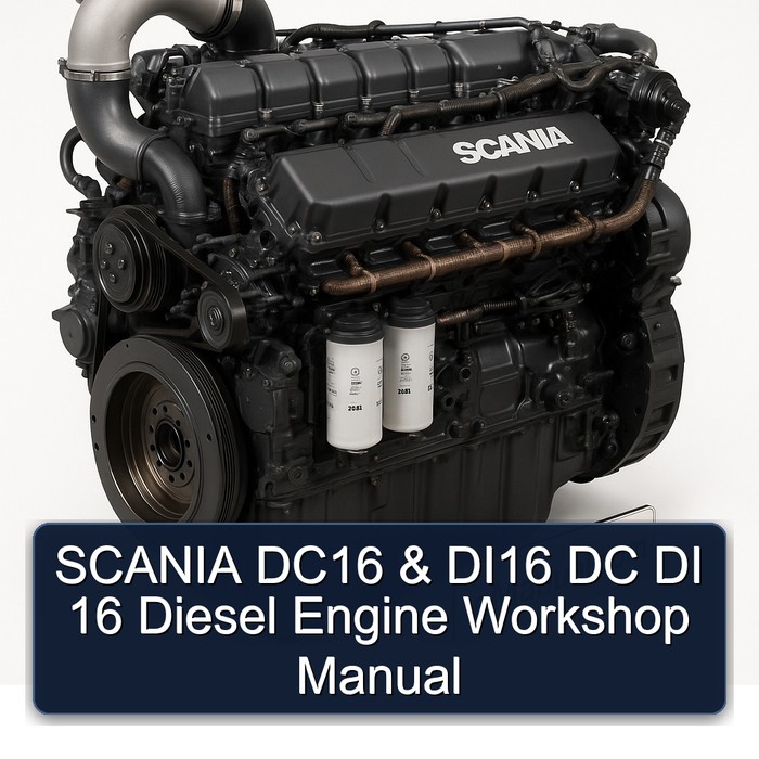 SCANIA DC16 & DI16 DC DI 16 Diesel Engine Workshop Manual 