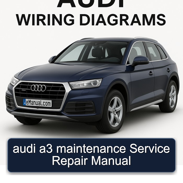 audi a3 maintenance Service Repair Manual