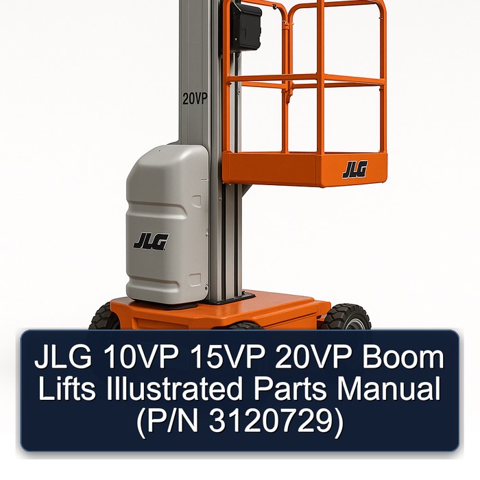 JLG 10VP 15VP 20VP Boom Lifts Illustrated Parts Manual (P/N 3120729) 