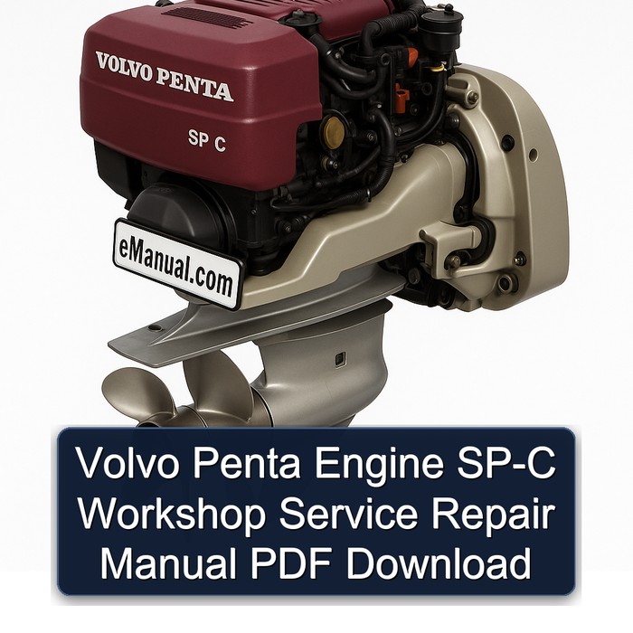 Volvo Penta Engine SP-C Workshop Manual de servicio y reparación PDF Download