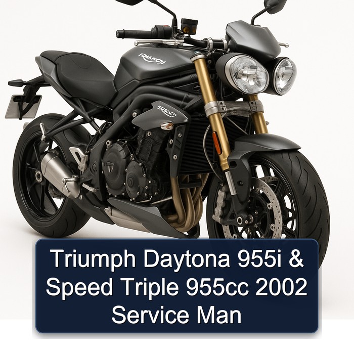 Triumph Daytona 955i & Speed Triple 955cc 2002 Service Man