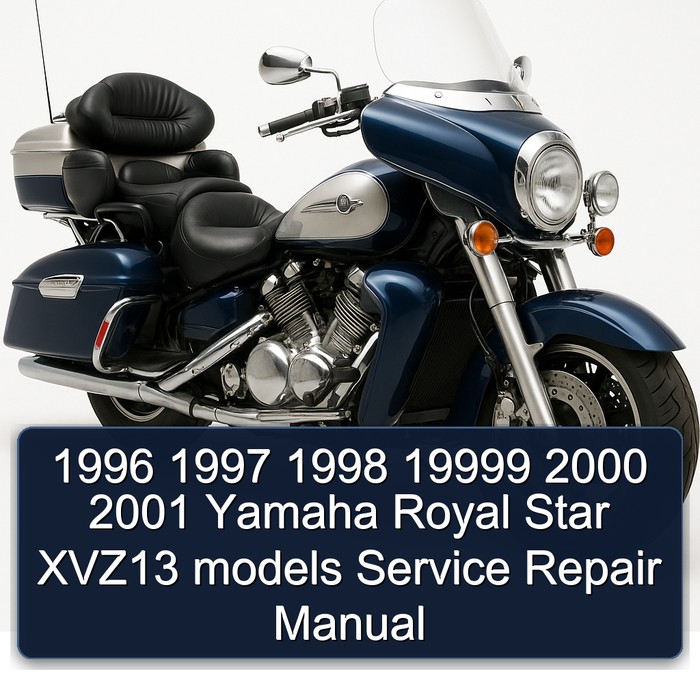 1996 1997 1998 19999 2000 2001 Yamaha Royal Star XVZ13 models Manual de servicio y reparación