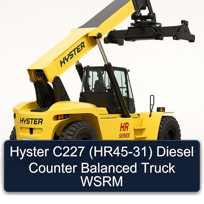 Hyster C227 (HR45-31) Diesel Counter Balanced Truck WSRM