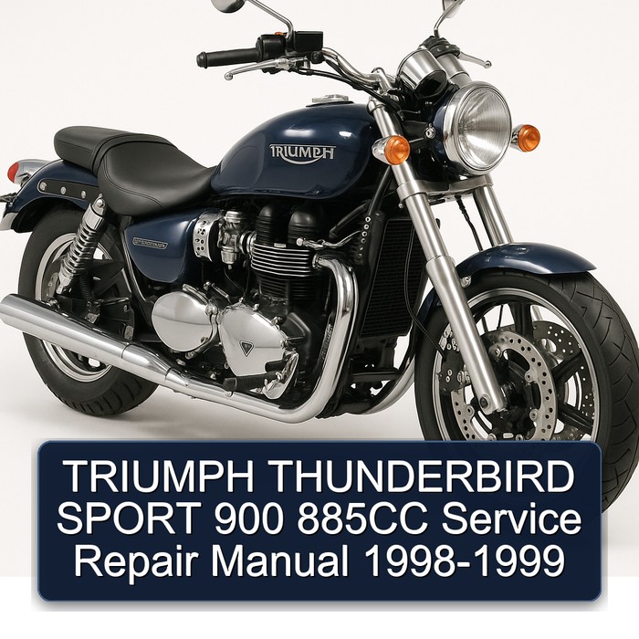 TRIUMPH THUNDERBIRD SPORT 900 885CC Manual de servicio y reparación 1998-1999