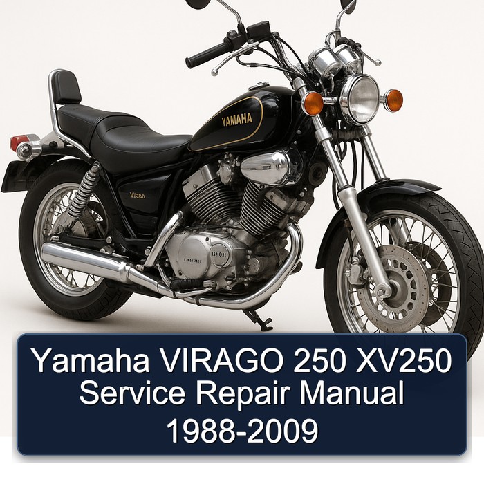 Yamaha VIRAGO 250 XV250 Manual de servicio y reparación 1988-2009