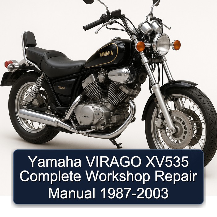 Yamaha VIRAGO XV535 Complete Workshop Repair Manual 1987-2003 