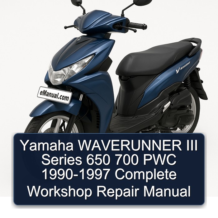 Yamaha WAVERUNNER III Series 650 700 PWC 1990-1997 Complete Workshop Repair Manual