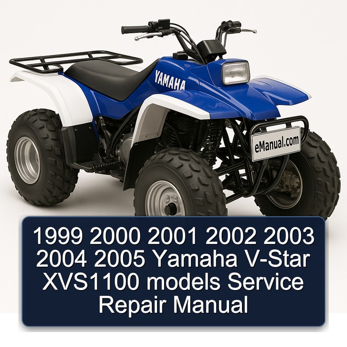 1999 2000 2001 2002 2003 2004 2005 Yamaha V-Star XVS1100 models Manual de servicio y reparación