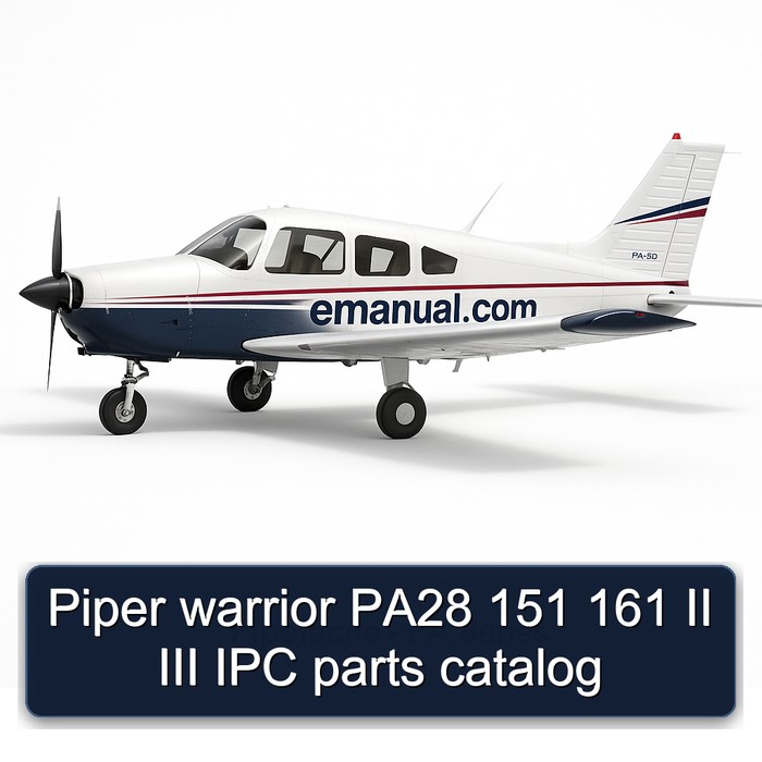 Piper warrior PA28 151 161 II III IPC parts catalog