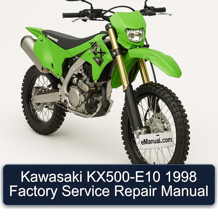 Kawasaki KX500-E10 1998 Factory Service Repair Manual