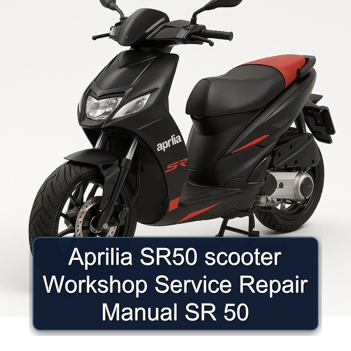 Aprilia SR50 scooter Workshop Manual de servicio y reparación SR 50