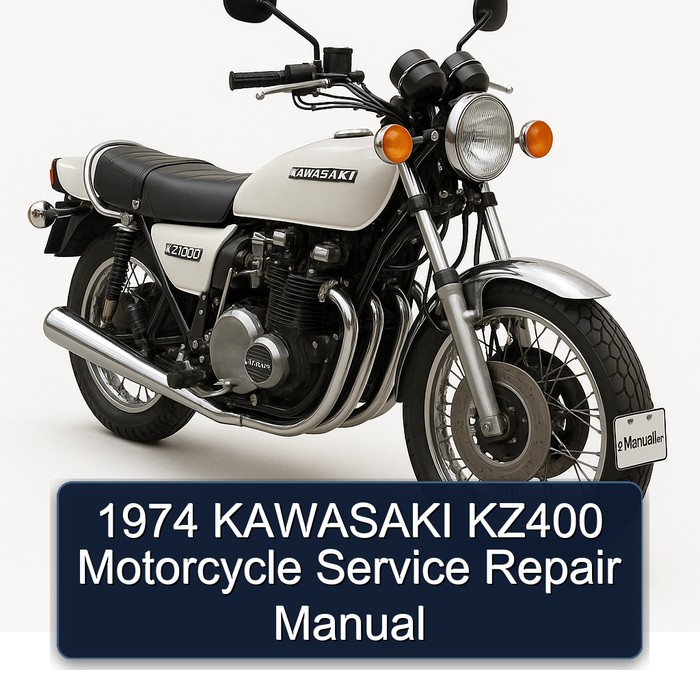 1974 KAWASAKI KZ400 Motorcycle Service Repair Manual