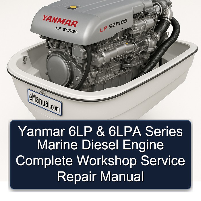 Yanmar 6LP & 6LPA Series Marine Diesel Engine Complete Workshop Service Repair Manual