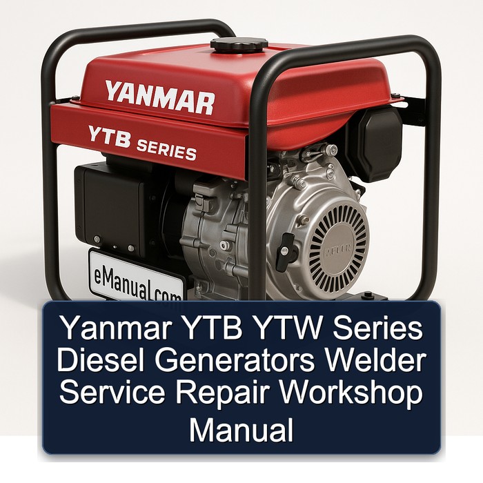 Yanmar YTB YTW Series Diesel Generators Welder Service Repair Workshop Manual