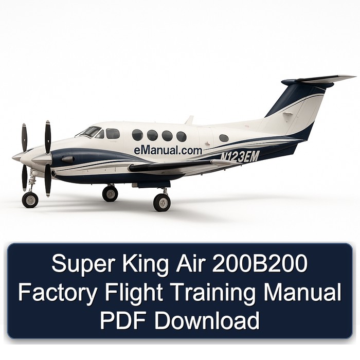 Super King Air 200B200 Factory Flight Training Manual PDF Download