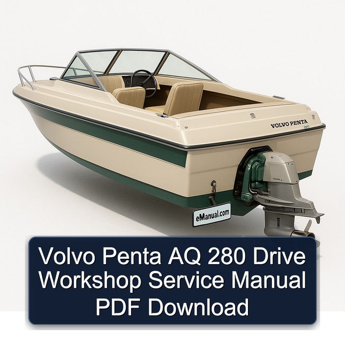 Volvo Penta AQ 280 Drive Workshop Service Manual PDF Download