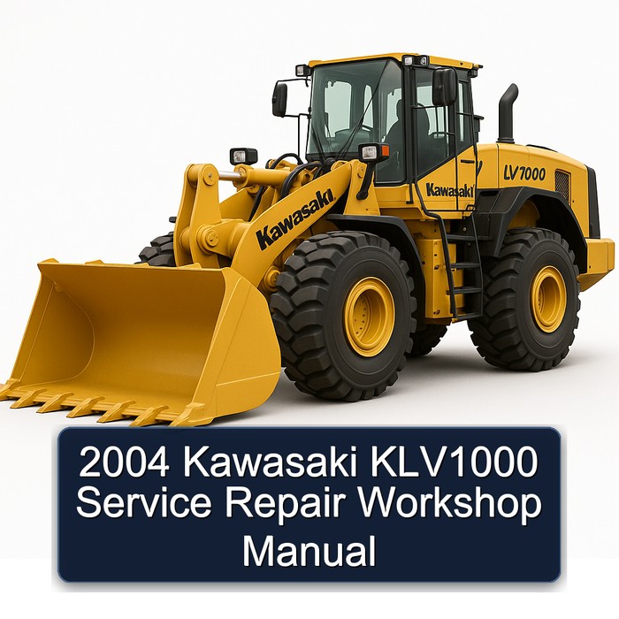 2004 Kawasaki KLV1000 Service Repair Workshop Manual