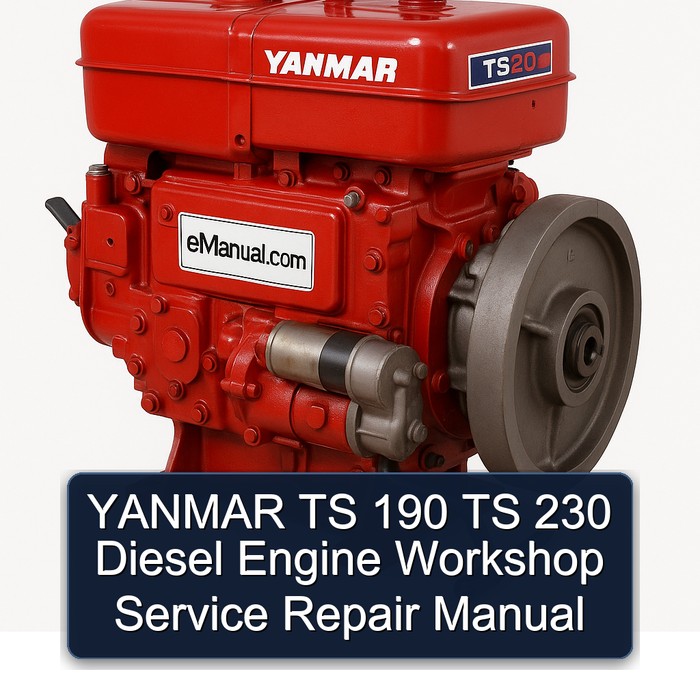 YANMAR TS 190 / TS 230 Dieselmotor Werkstatt- und Reparaturhandbuch
