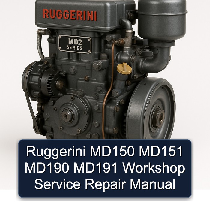 Manual de Reparación y Servicio Ruggerini MD150, MD151, MD190, MD191