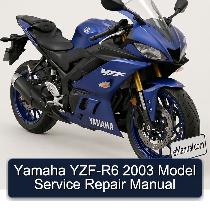 Yamaha YZF-R6 2003 Model Service Repair Manual