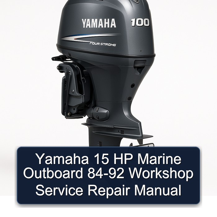Yamaha 15 HP Marine Outboard 84-92 Workshop Service Repair Manual PDF Download