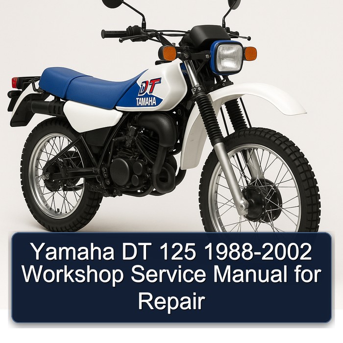 Yamaha DT 125 1988-2002 Workshop Service Manual for Repair