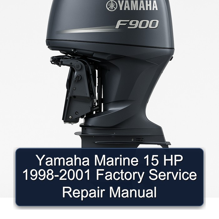 Yamaha Marine 15 HP 1998-2001 Factory Manual de servicio y reparación