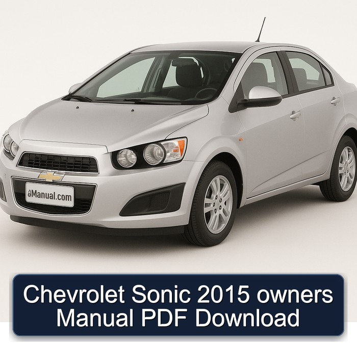 Chevrolet Sonic 2015 owners Manual PDF Download