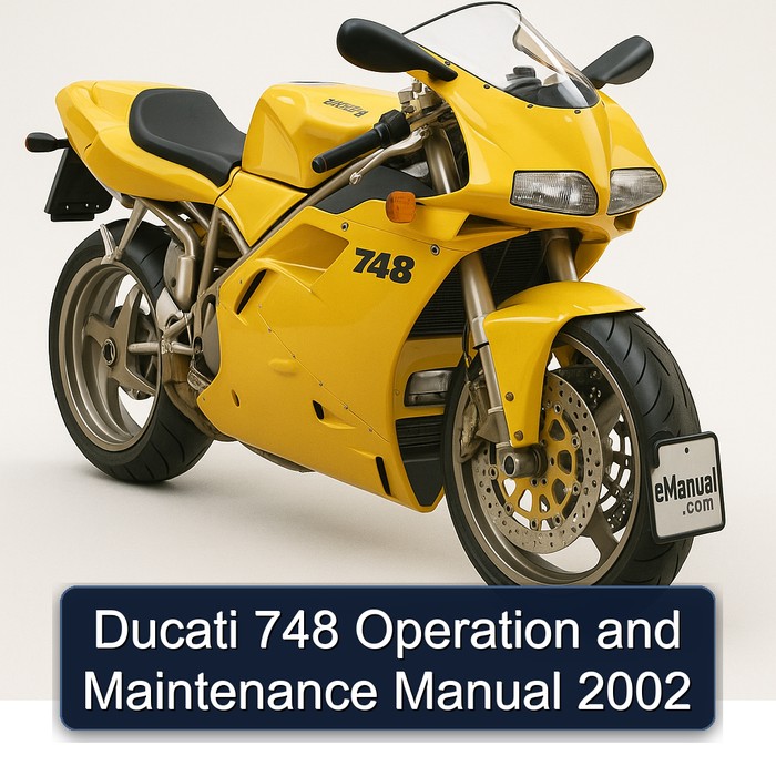 Ducati 748 Operation and Maintenance Manual 2002