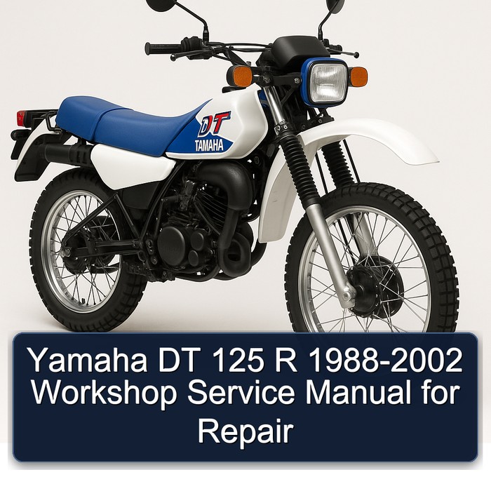 Yamaha DT 125 R 1988-2002 Workshop Service Manual for Repair
