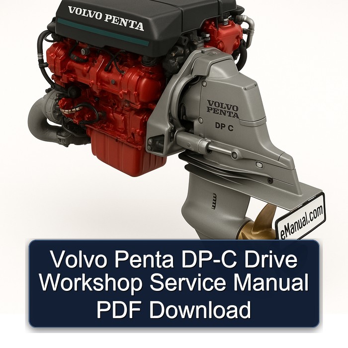 Volvo Penta DP-C Drive Workshop Service Manual PDF Download