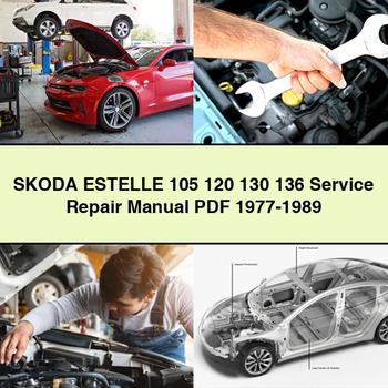 SKODA ESTELLE 105 120 130 136 Manual de servicio y reparación 1977-1989