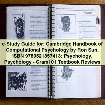 E-Study Guide for Cambridge Handbook of Computational Psychology by Ron Sun (Isbn 9780521857413) PDF Download