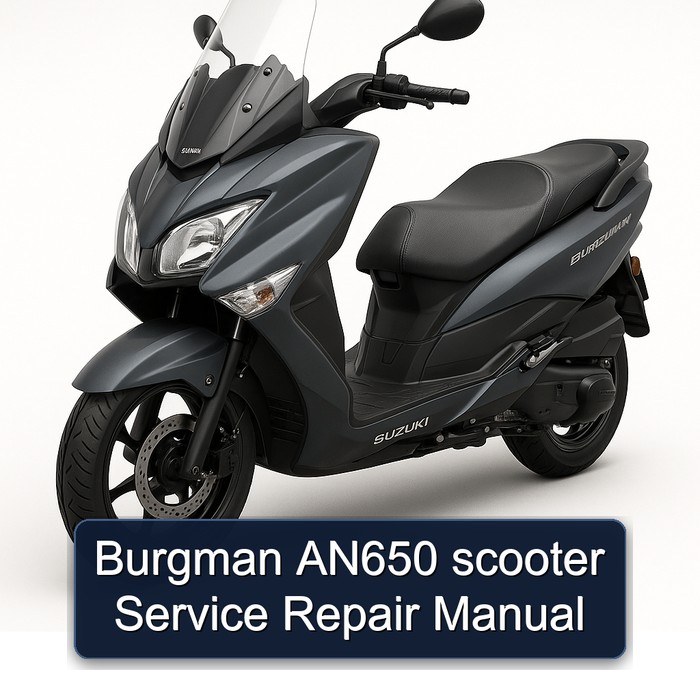 Burgman AN650 scooter Manual de servicio y reparación