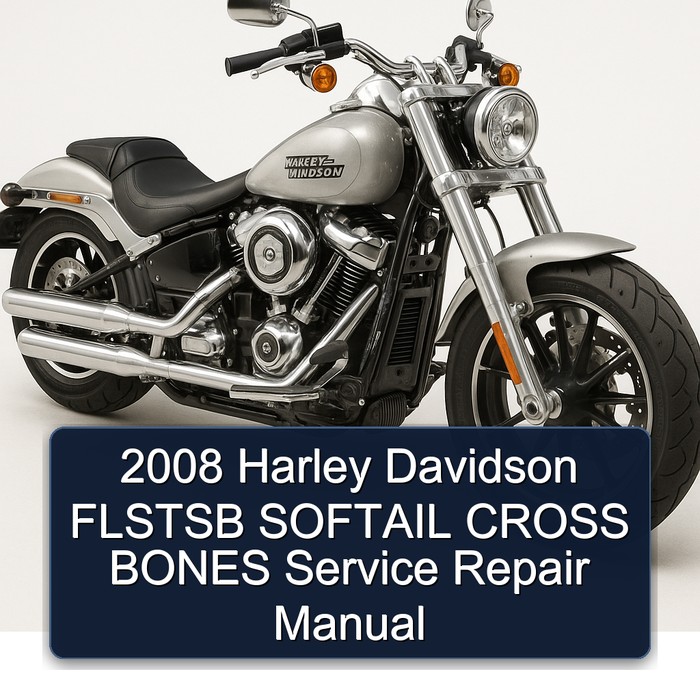 2008 Harley Davidson FLSTSB SOFTAIL CROSS BONES Manual de servicio y reparación