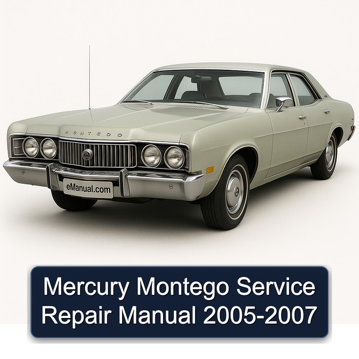 Mercury Montego Service Repair Manual 2005-2007