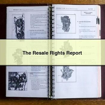 The Resale Rights Report PDF Download
