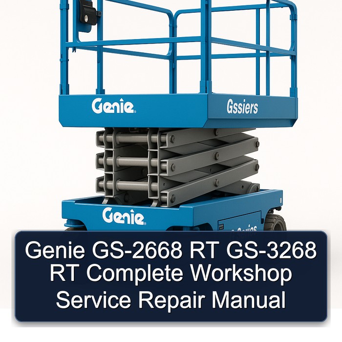 Genie GS-2668 RT GS-3268 RT Complete Workshop Service Repair Manual