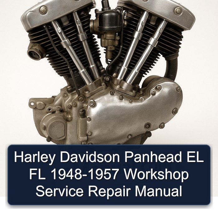 Harley Davidson Panhead EL FL 1948-1957 Workshop Manual de servicio y reparación
