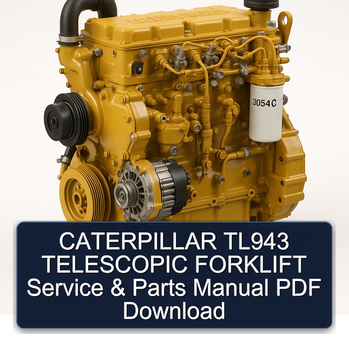 Manual de Servicio y Piezas - Cargador Telescópico Caterpillar TL943 (PDF)