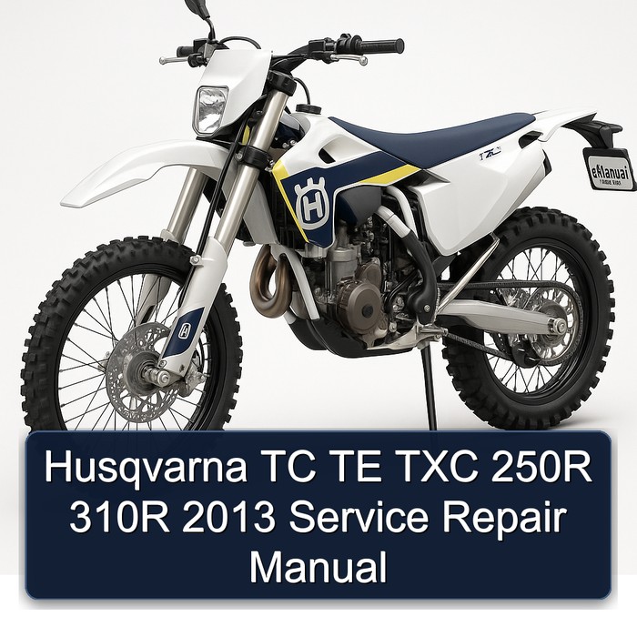 Husqvarna TC TE TXC 250R 310R 2013 Manual de servicio y reparación
