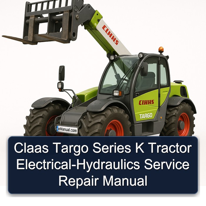 Claas Targo Series K Tractor Electrical-Hydraulics Service Repair Manual