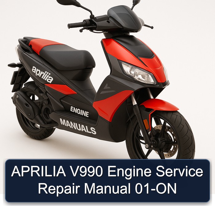 APRILIA V990 Engine Manual de servicio y reparación 01-ON