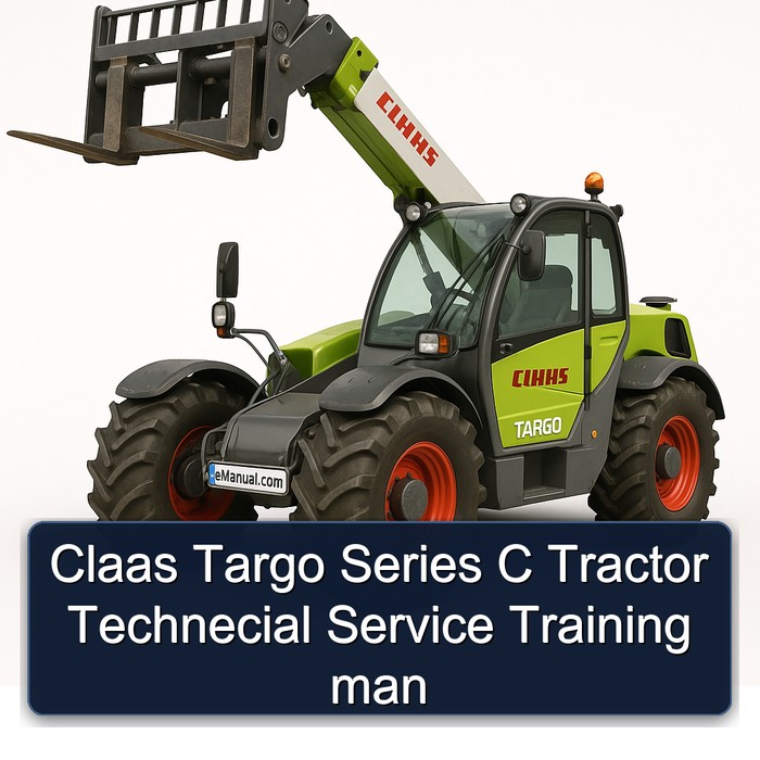 Claas Targo Series C Tractor Technecial Service Training man